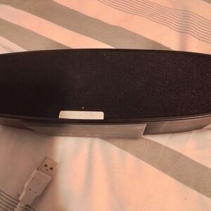 Anker Black Portable Speaker with Sleek Design and Optimal Sound